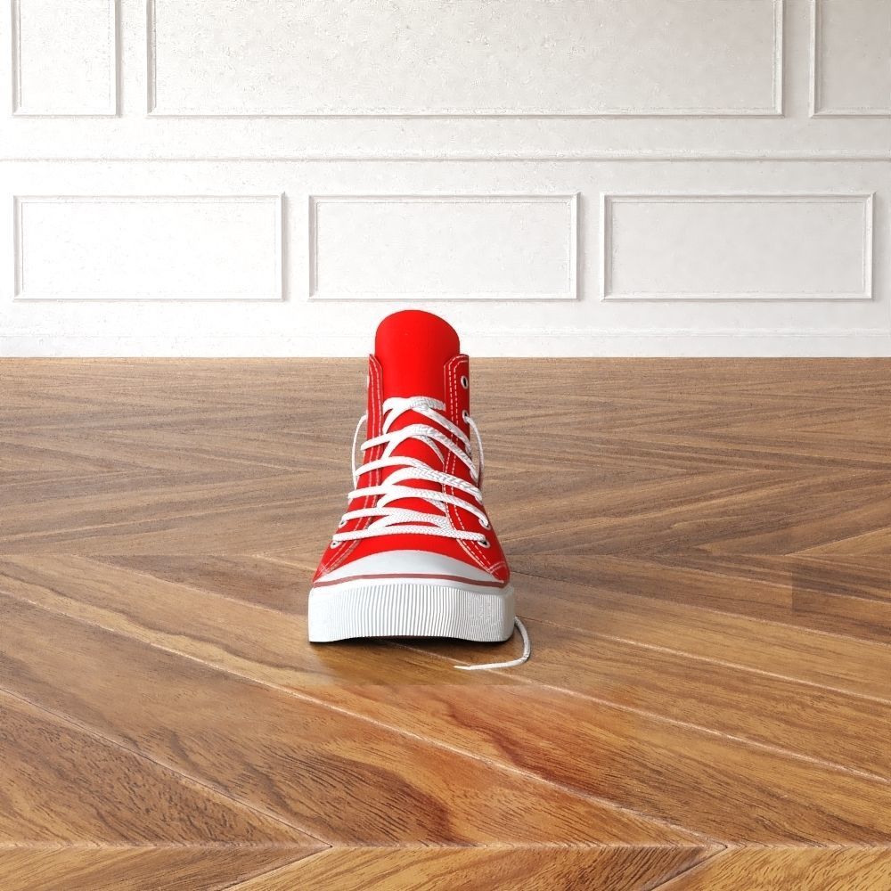 Sport Shoes Low-poly 3D model_2