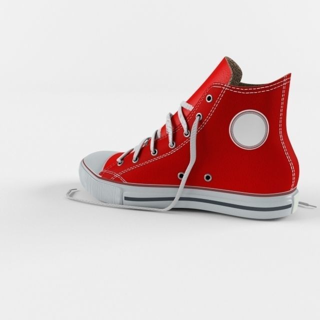 Sport Shoes Low-poly 3D model_3