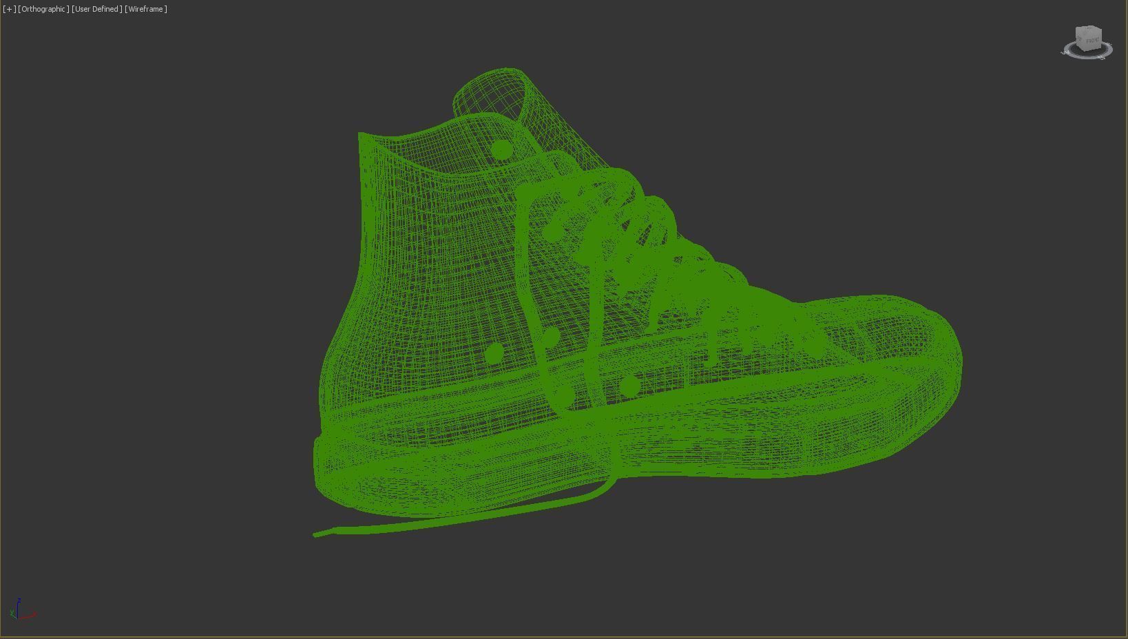 Sport Shoes Low-poly 3D model_11