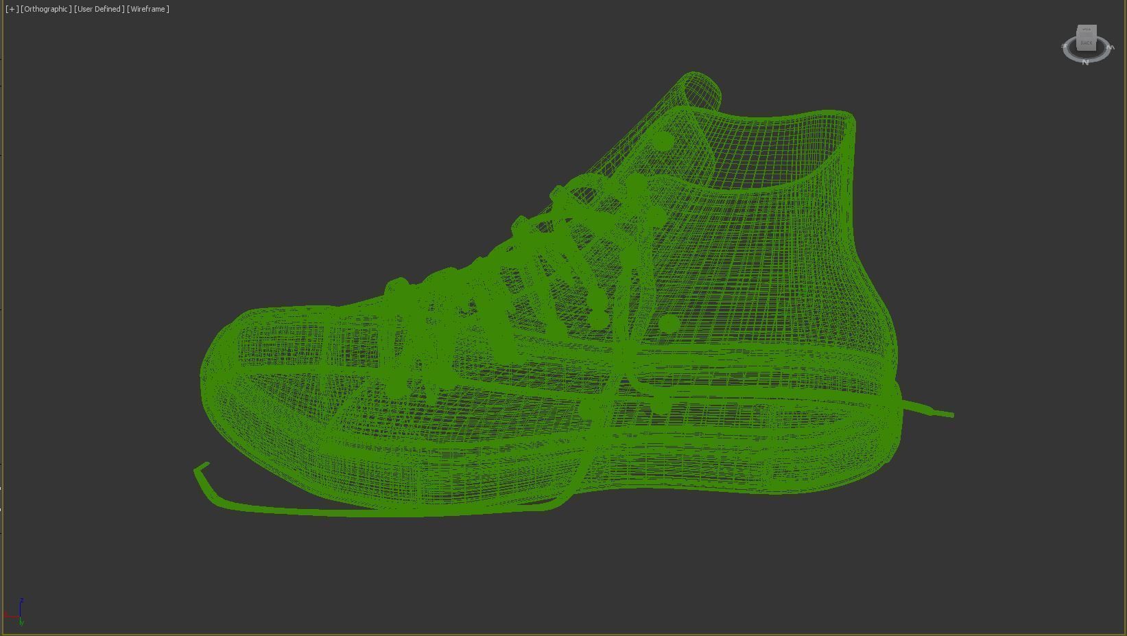 Sport Shoes Low-poly 3D model_9