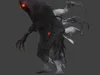3D model Terrifying Shadow Ghost Monster Character Model VR / AR / low ...
