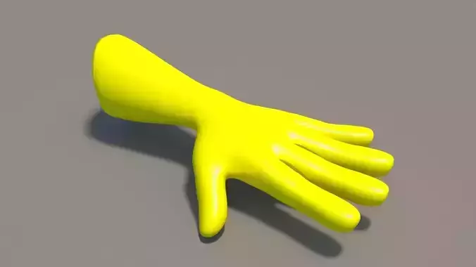 Golves glove Low-poly 3D model