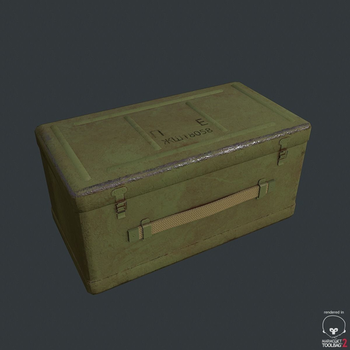 Military Box 3D model