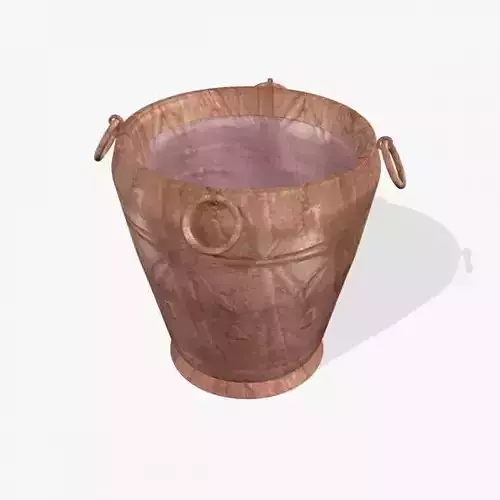 old copper Bucket