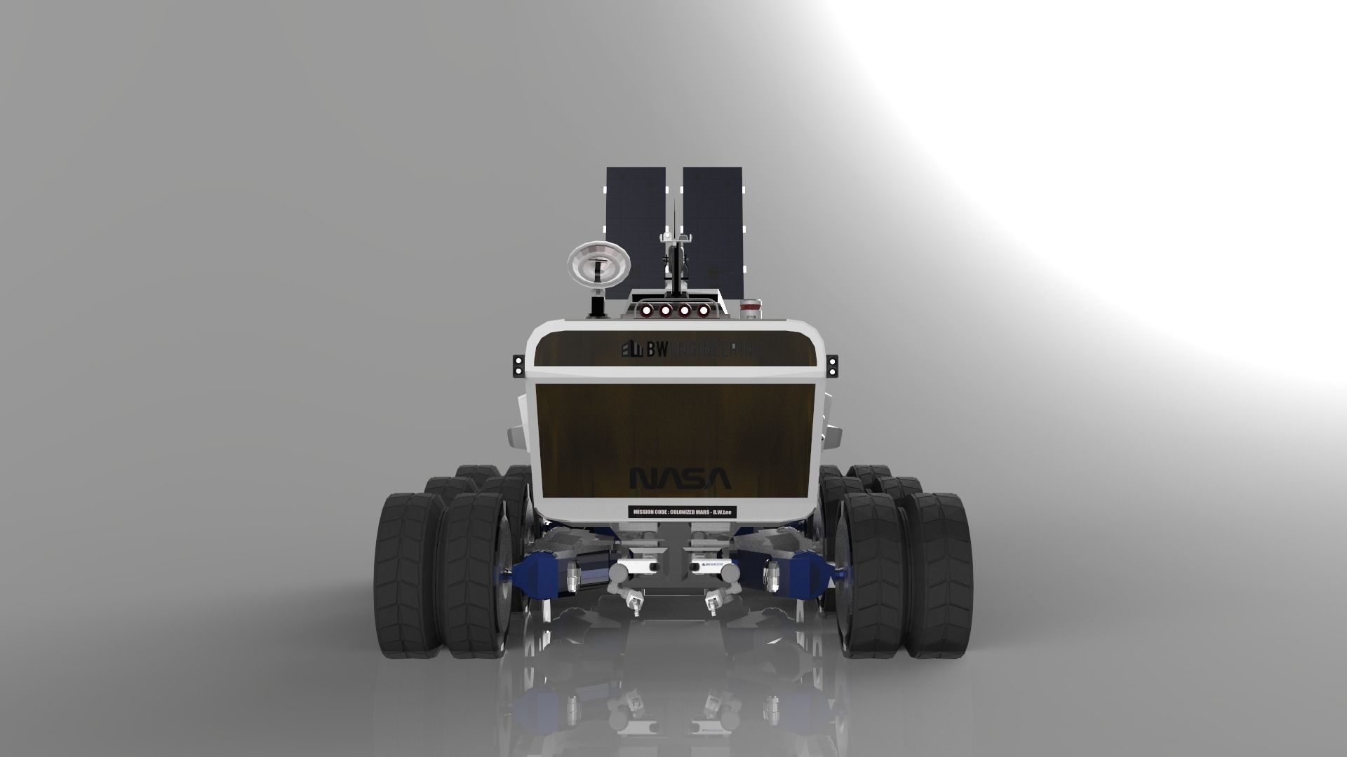 3D model Mars Surface Rover VR / AR / low-poly | CGTrader