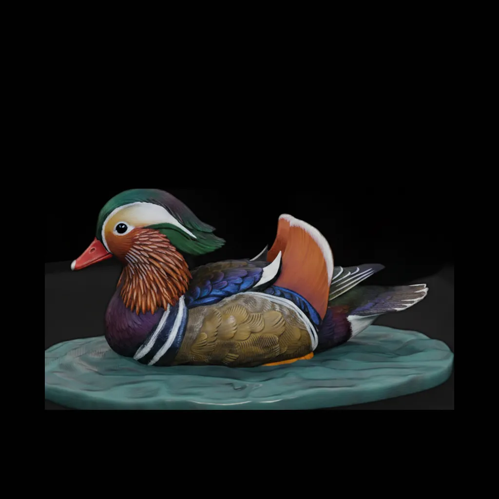Mandarin Duck Male Sculpt 3D print model