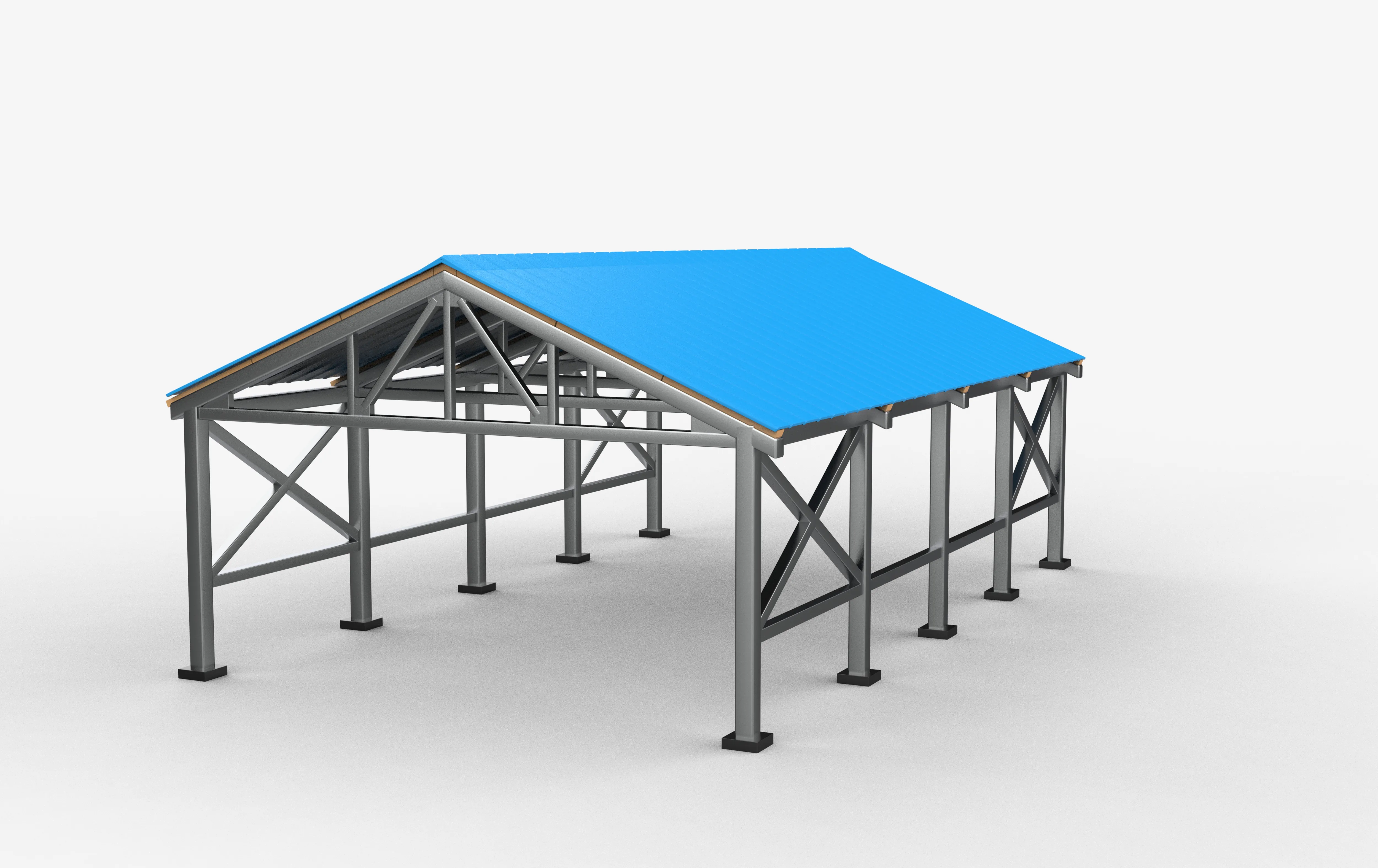 industrial buildings 7 3D model animated | CGTrader