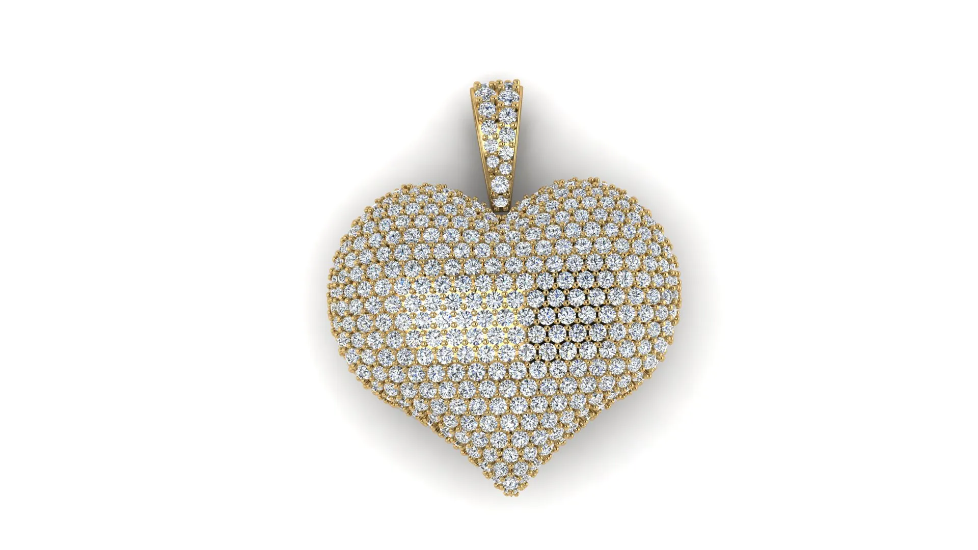 Heart Reliquary Pendant 3D print model