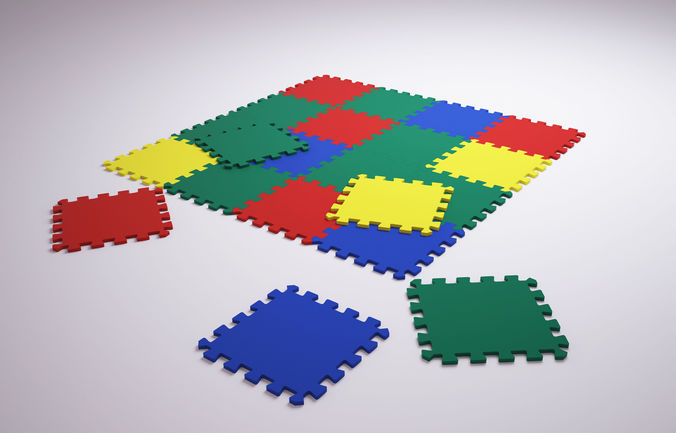 rug puzzle Free 3D model