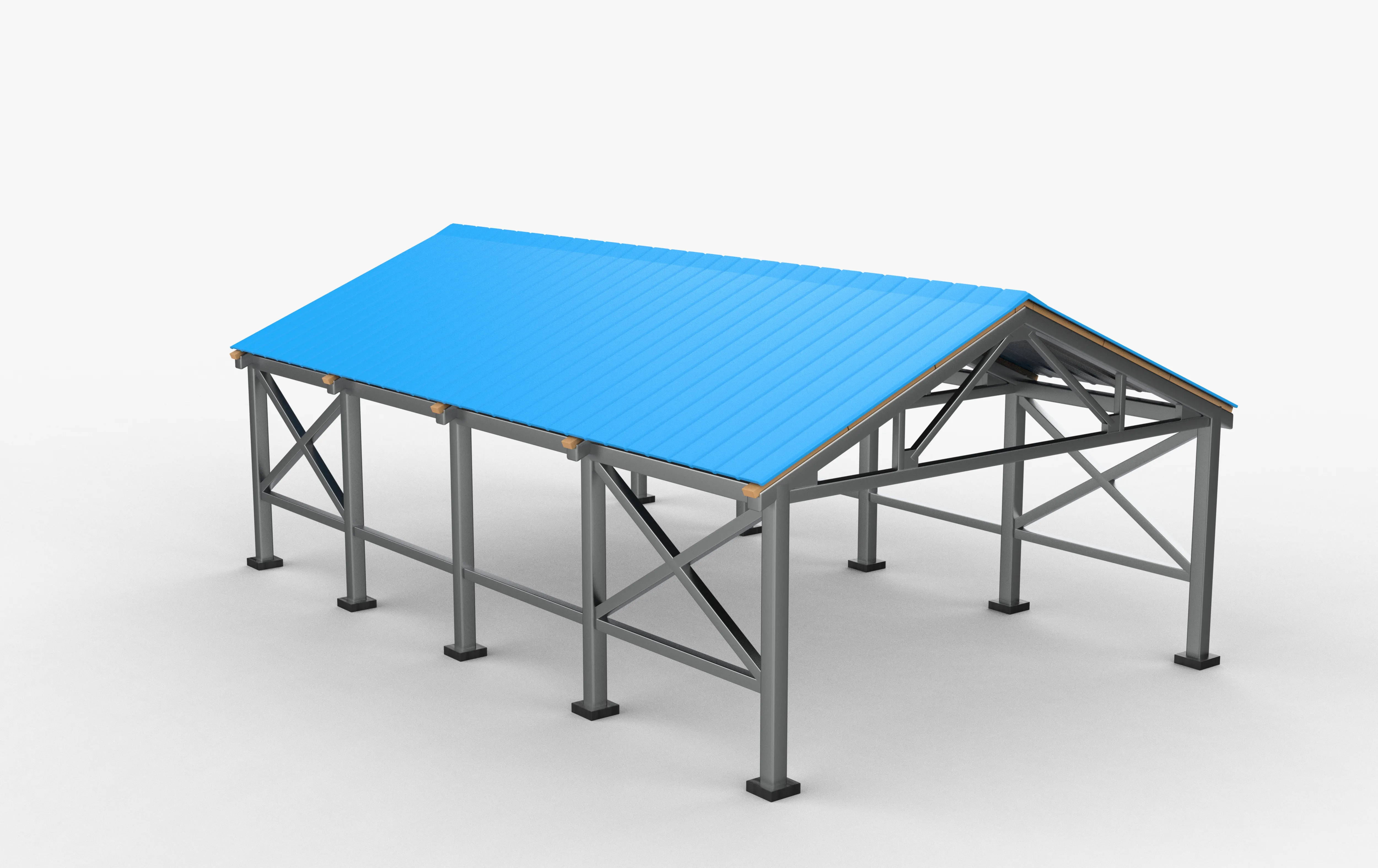 industrial buildings 8 3D model animated | CGTrader