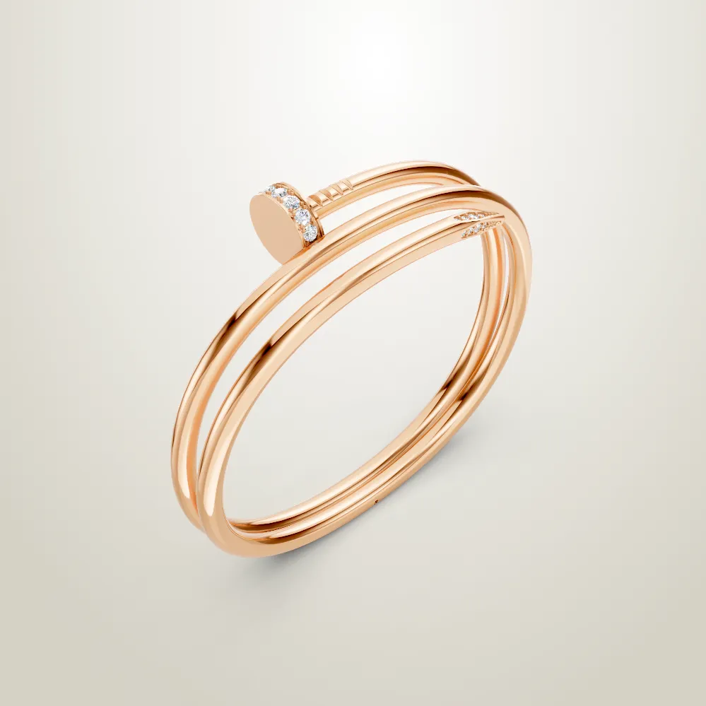 Cartie Juste un Clou bracelet double diamonds 3D print model
