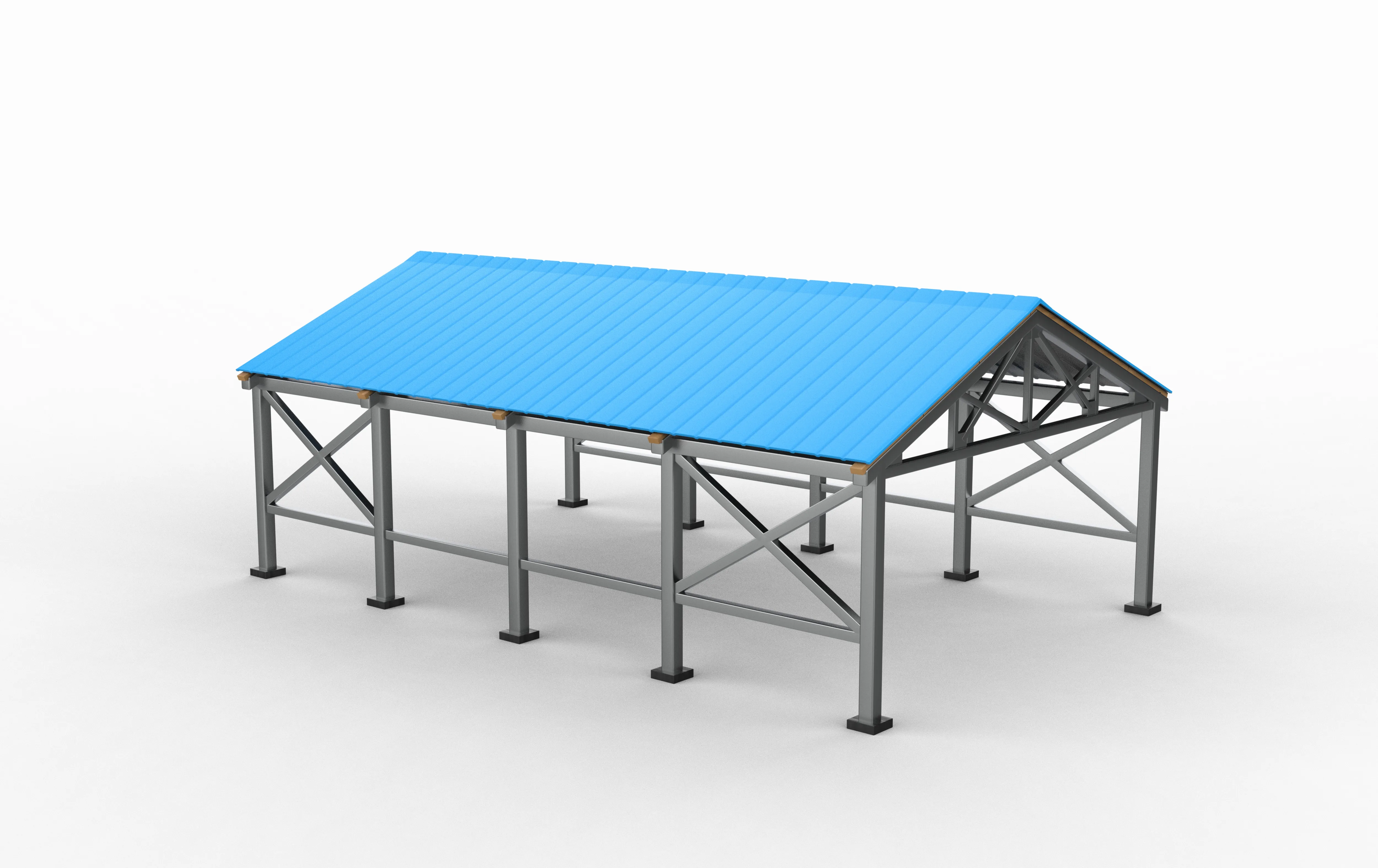 industrial buildings 9 3D model animated | CGTrader