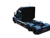 Futuristic Aerodynamic Heavy Duty Electric Semi Truck Tractor 3D model ...