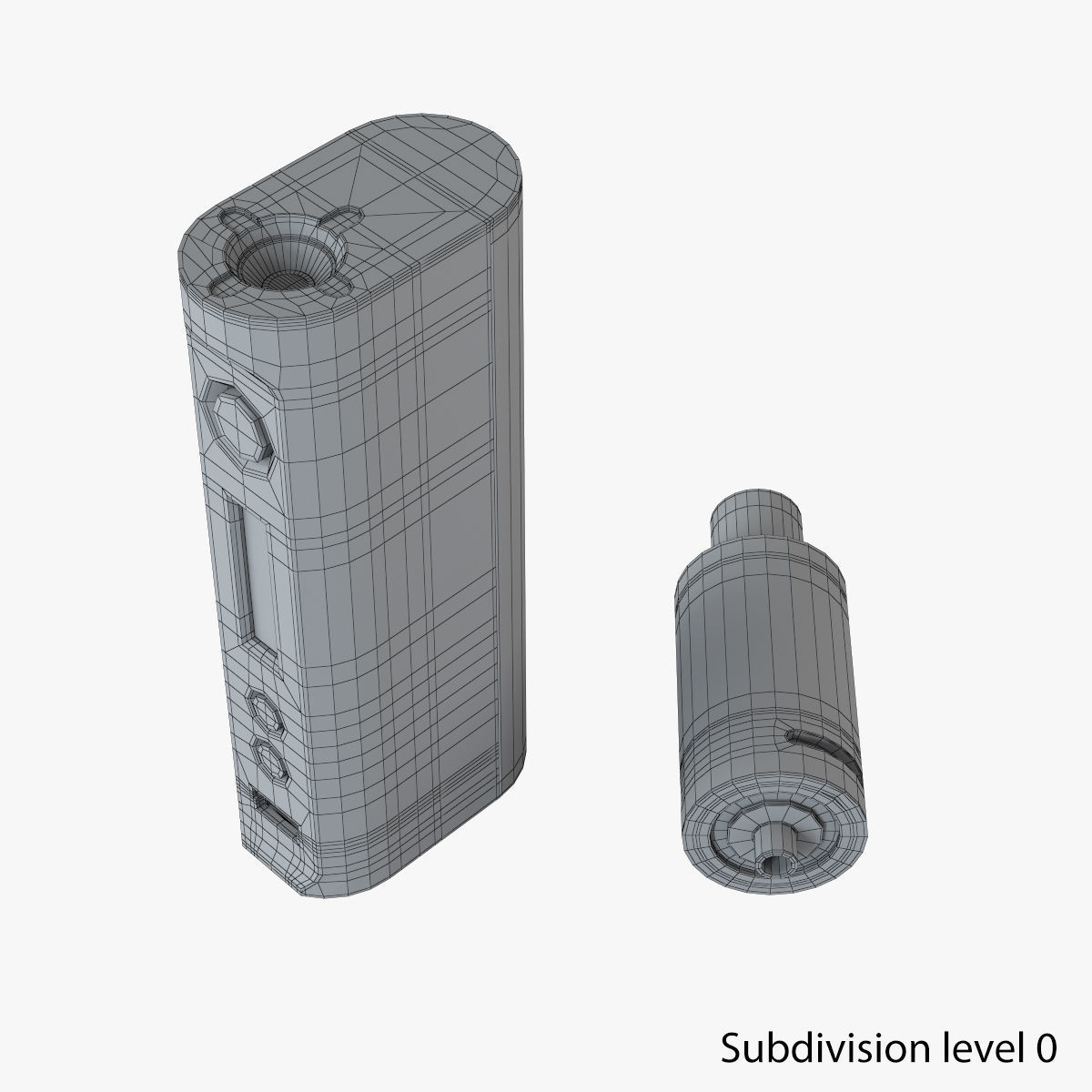 Electronic cigarette 3D model_11