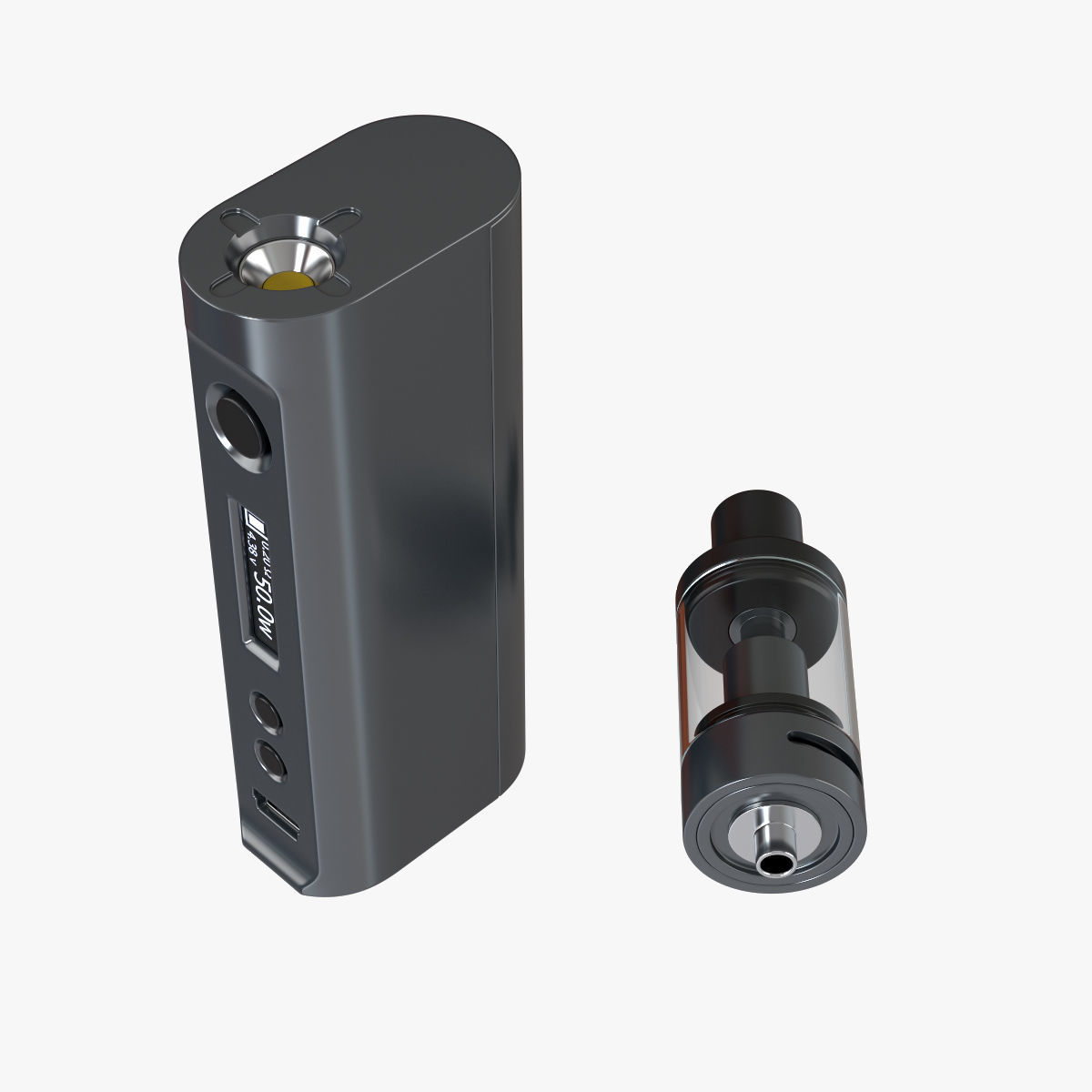 Electronic cigarette 3D model_4