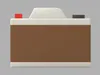 3D model Brown and Cream Retro Cartoon Camera VR / AR / low-poly | CGTrader