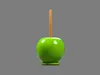 3D model Glossy Green Candy Apple VR / AR / low-poly | CGTrader