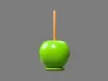 3D model Glossy Green Candy Apple VR / AR / low-poly | CGTrader