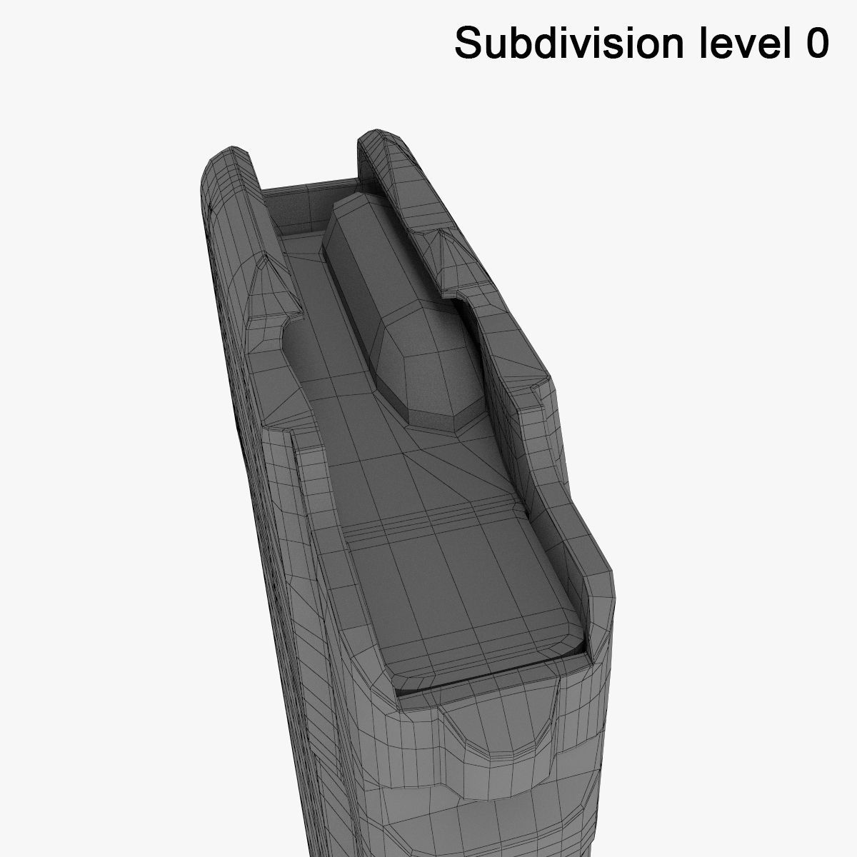 AK  Magazine bakelite 3D model_13