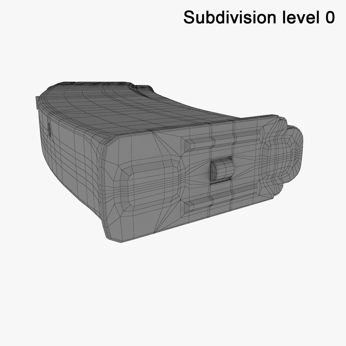 AK  Magazine bakelite 3D model_15
