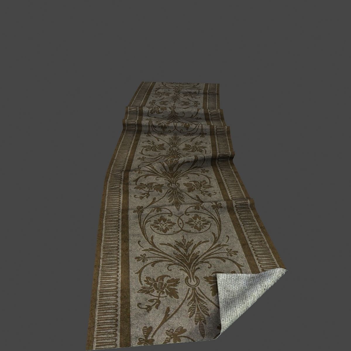 Old Carpet 2 3D model_2
