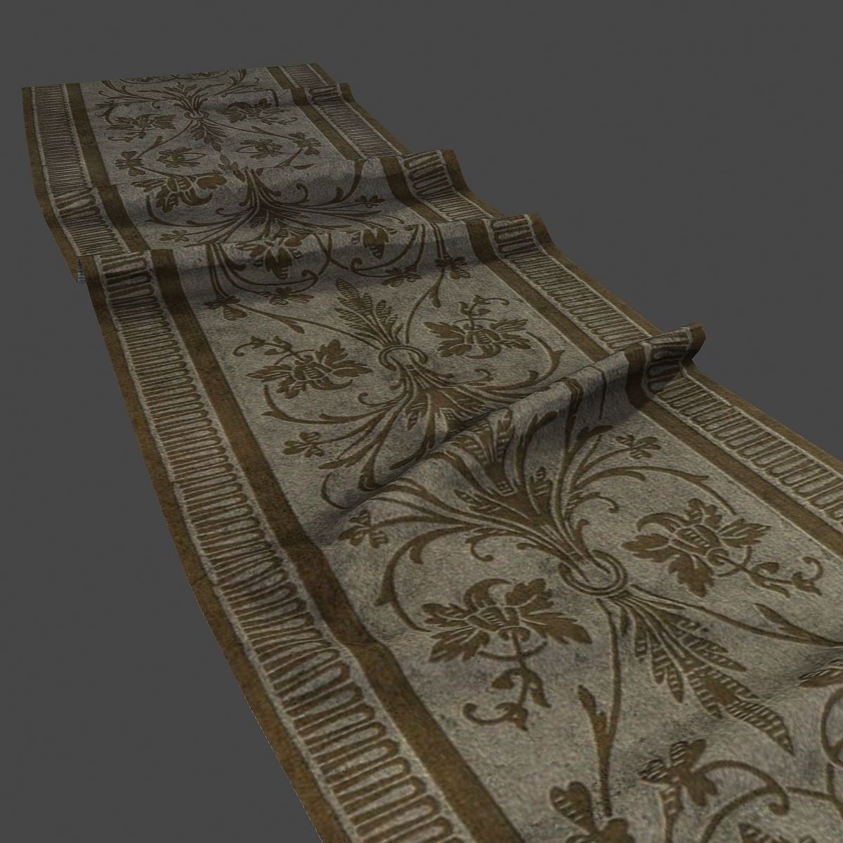 Old Carpet 2 3D model_1
