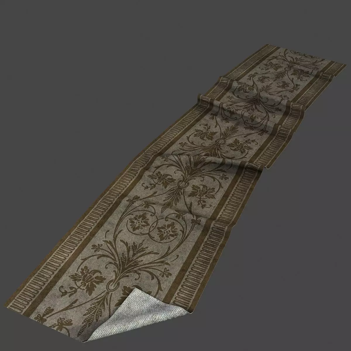 Old Carpet 2 3D model_0