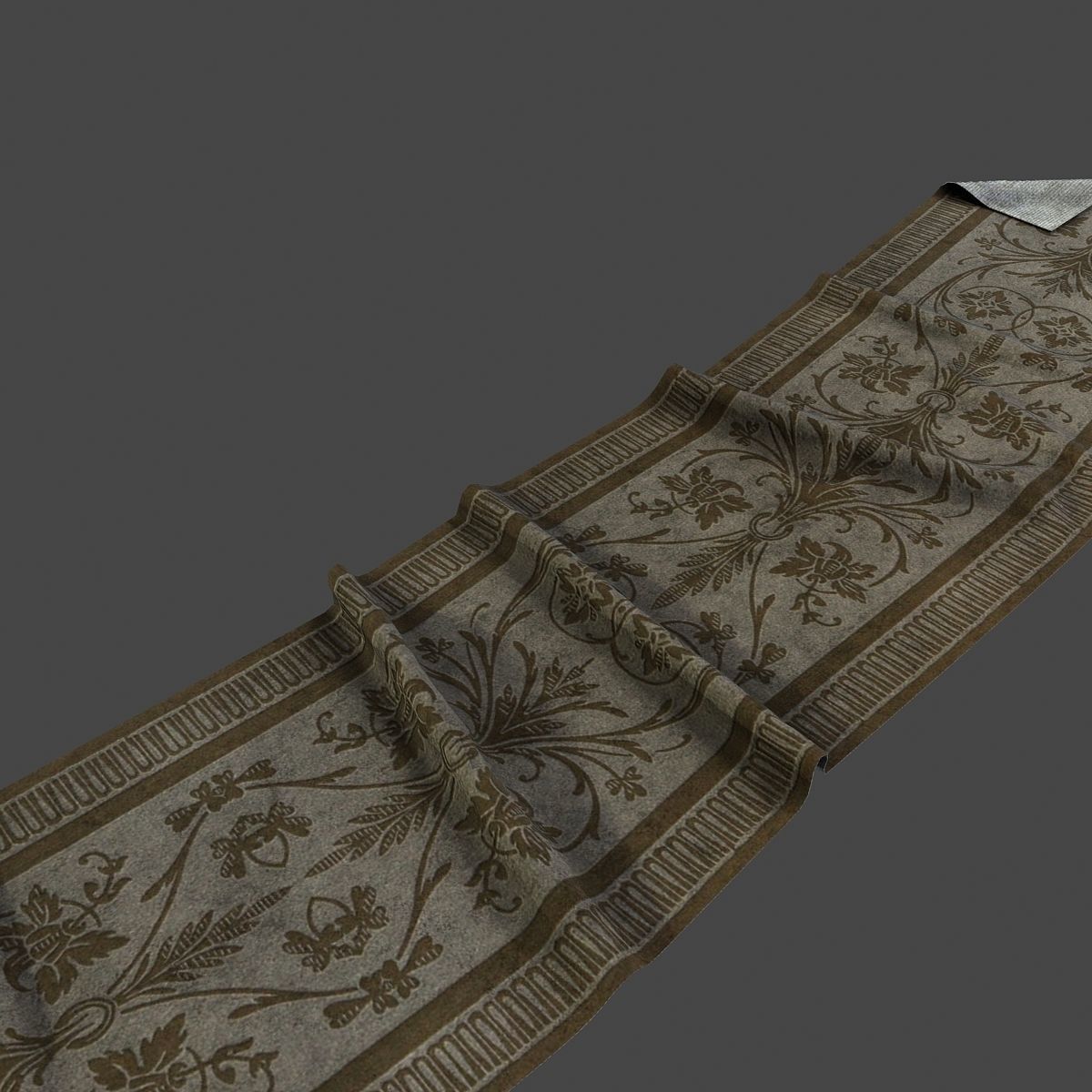 Old Carpet 2 3D model_4