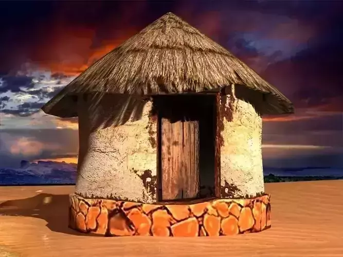 old african house