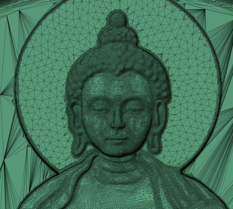 Buddha coin 3D print model_4