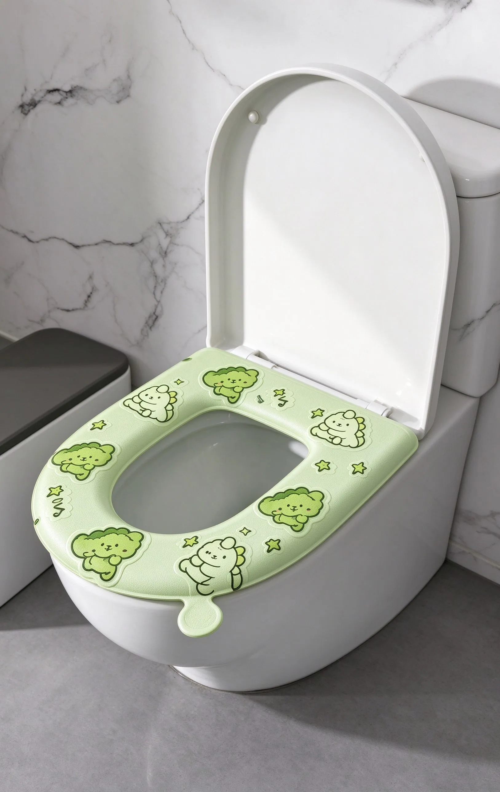 Cartoon Toilet Seat Cover 3D model | CGTrader