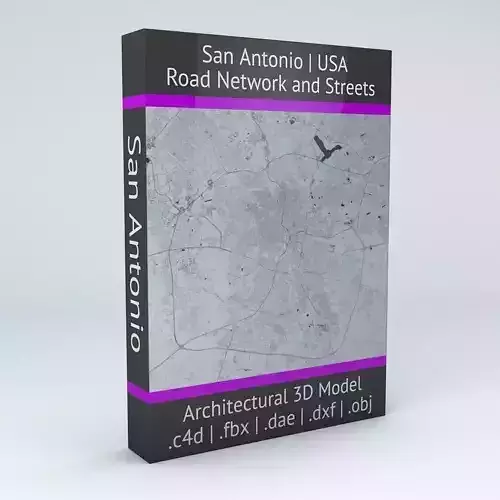 San Antonio Road Network and Streets