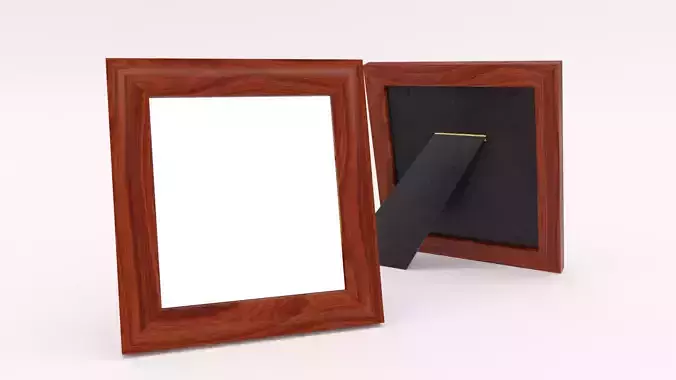 Picture frame Low-poly 3D model