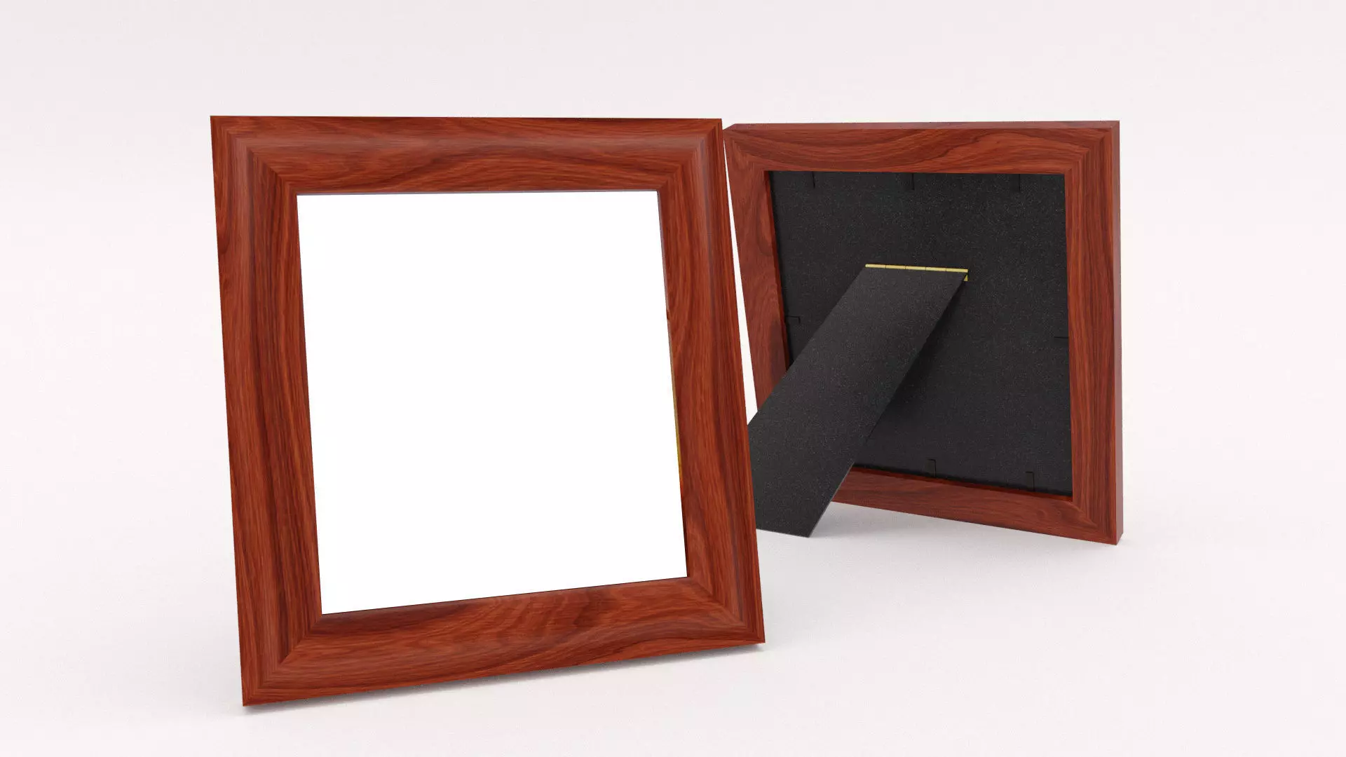 Picture frame Low-poly 3D model_0