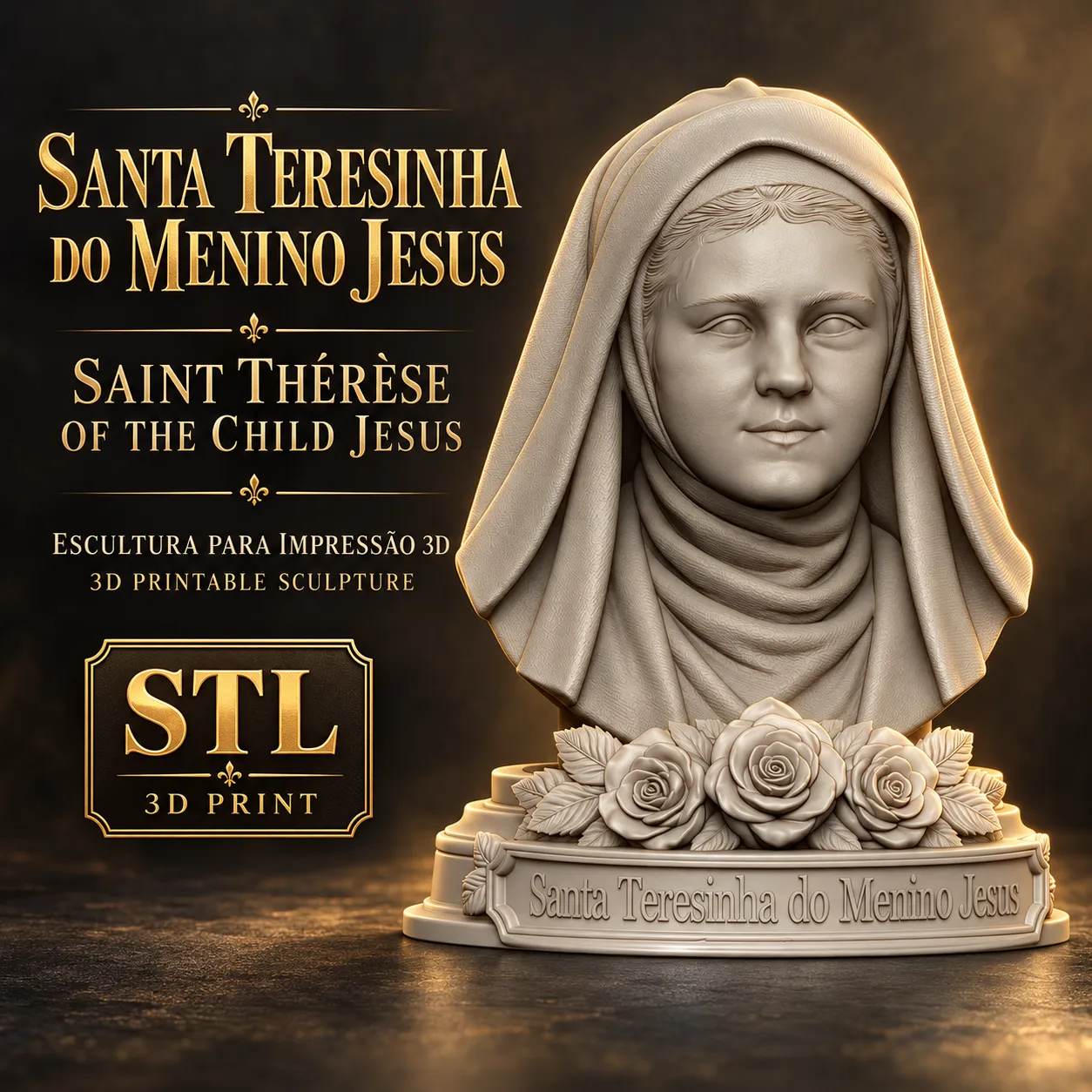 Santa Teresinha do Menino Jesus 3D print model