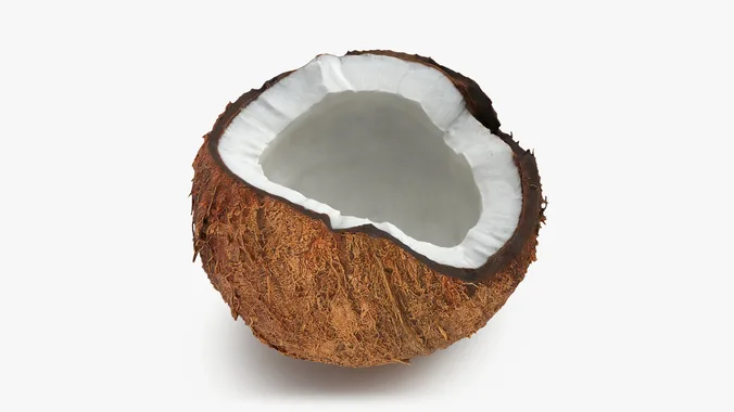 Half Coconut 01 - 3D Scanned