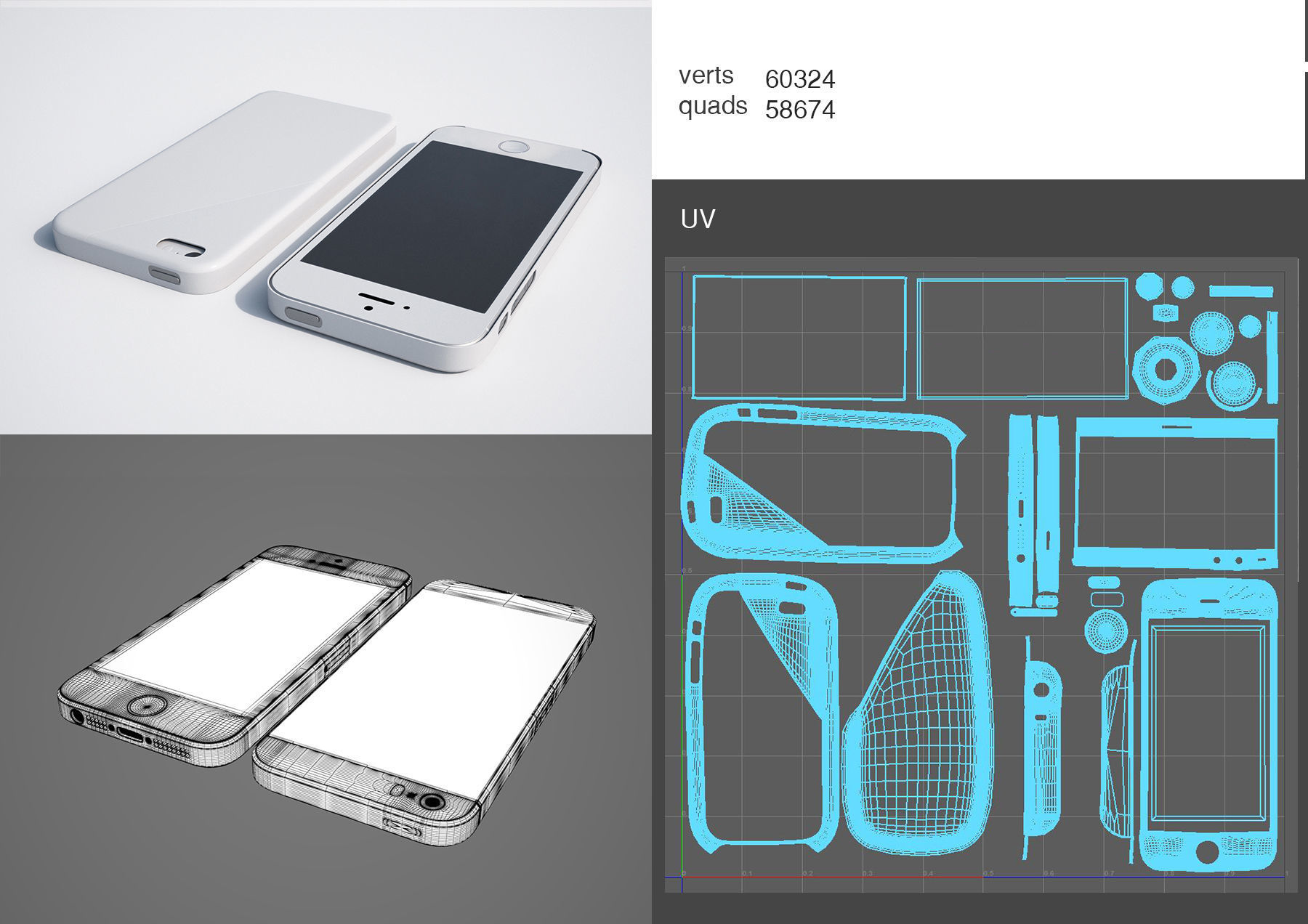 Smartphone Case 3D model_2