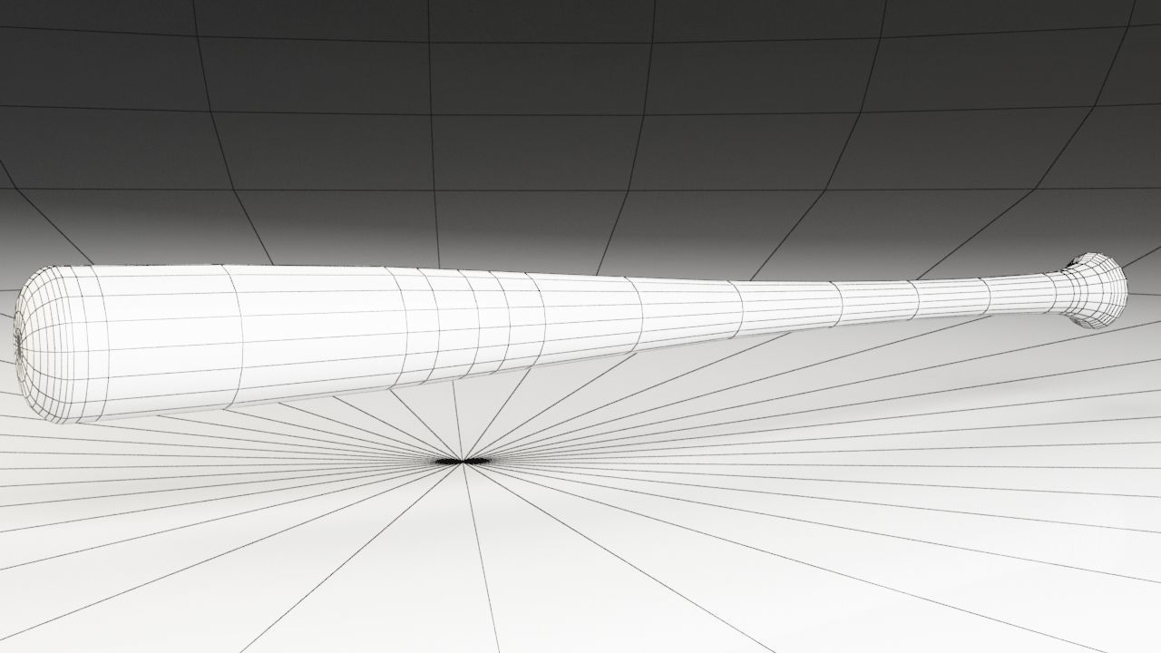 Baseball Bat Free 3D model_4