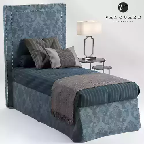VANGUARD Furniture HILLARY single bed 3D model