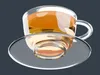 3D model Lemon Tea in Glass Cup and Saucer VR / AR / low-poly | CGTrader