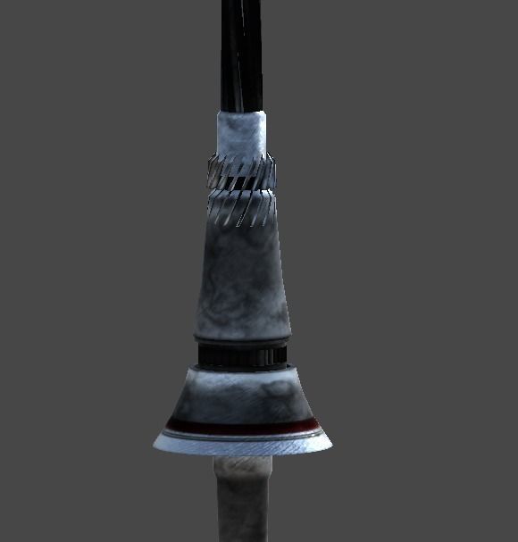 Reims1 two swords Low-poly 3D model_3