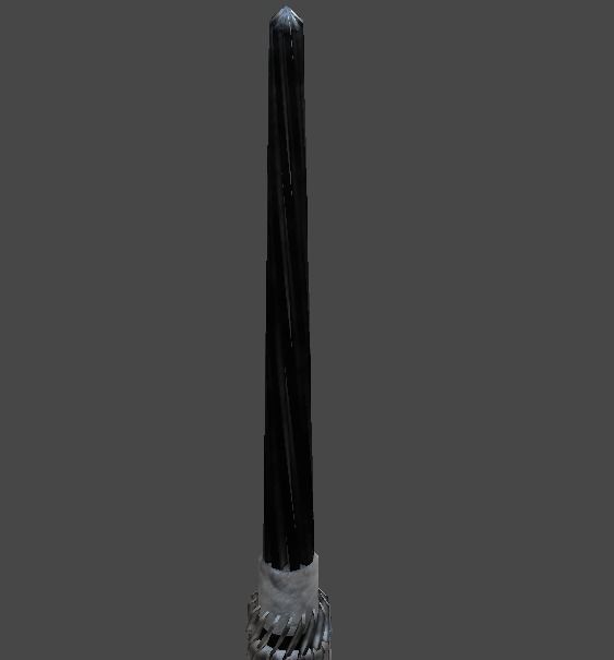 Reims1 two swords Low-poly 3D model_2