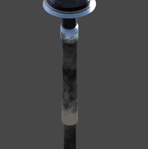 Reims1 two swords Low-poly 3D model_6