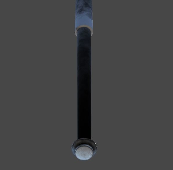 Reims1 two swords Low-poly 3D model_7