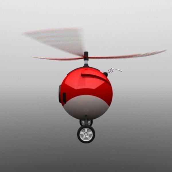 AMIEE The Flying Webcam 3D model_2