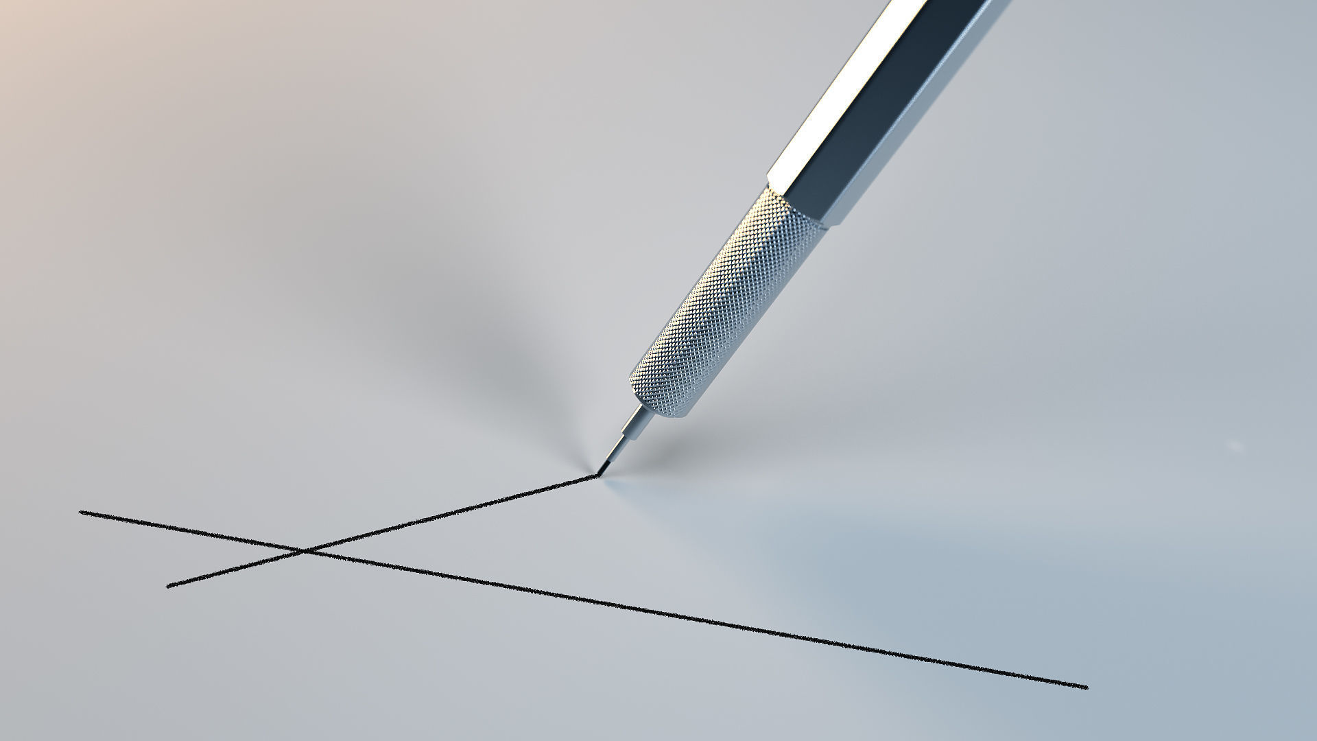 Mechanical Pencil 3D Model 3D model_2