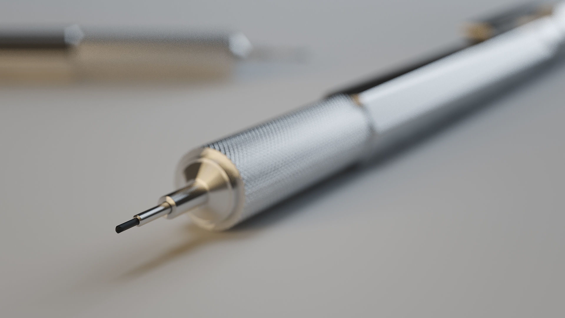 Mechanical Pencil 3D Model 3D model_3