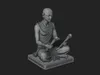 Seated Egyptian Scribe Statue Design 4 - 3D Print Model 3D model 3D ...