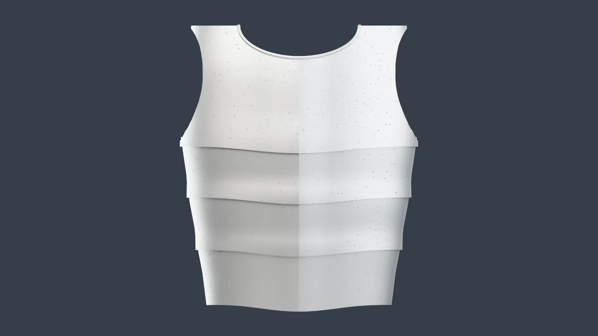 3D model Greek Muscle Cuirass with Layered Armor Plates VR / AR / low ...