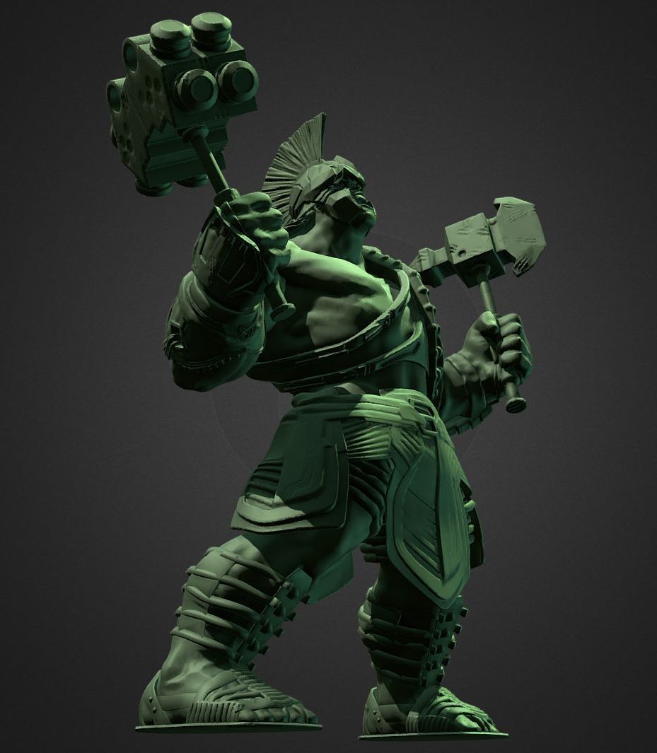 HULK FROM THOR RAGNAROK INSPIRITED MODEL 3D print model_2